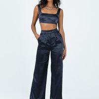 Huxley Satin Set Navy