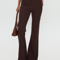 Sportia Flare Pants Brown