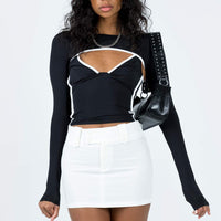 Coco Mini Skirt White