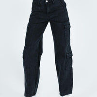 Nosita Cargo Jeans Black