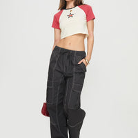 Soria Cargo Pants Black