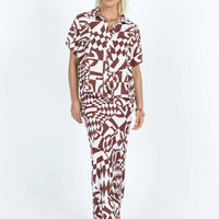 Bekka Set Brown / White