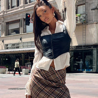 Darwin Mini Skirt Brown multi