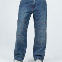 Tein Low Waist Jeans Dark Denim