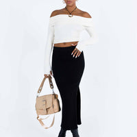 Tanna Midi Skirt Black