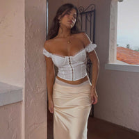 The Charmaine Maxi Skirt Cream