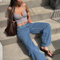 Maryanne Mid Rise Relaxed Jeans Mid Wash Denim