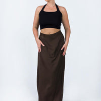 Baldwin Maxi Skirt Brown