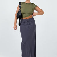 Chipla Maxi Skirt Slate