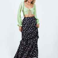 Fowler Maxi Skirt Black