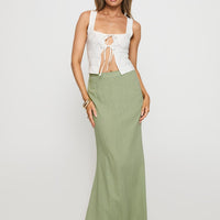 Sophia Maxi Skirt Green