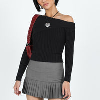 Gina Mini Skirt Grey