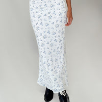 Hera Maxi Skirt White