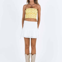Mid Morning Mini Skirt Ivory