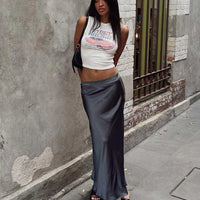The Charmaine Maxi Skirt Slate