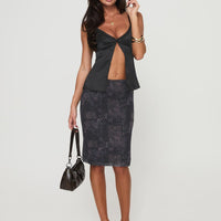 Leoney Midi Skirt Multi