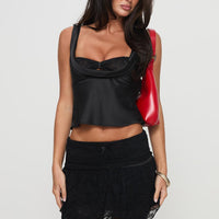 Feel The Heat Lace Mini Skirt Black