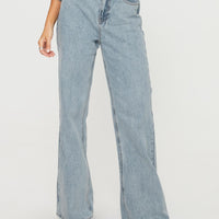 Maple Flare Jean Light Wash Denim