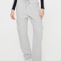 Hamner Cargo Track Pants Grey Marle
