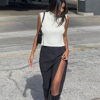 Mabel Midi Skirt Black