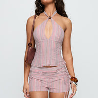 Electric Night Shorts Pink Stripe