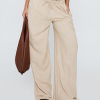 Seascape Oversize Tie Pants Natural