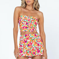 Celena Mini Skirt Floral