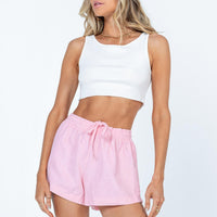 Beach House Shorts Cord Pink