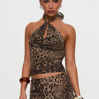 Eleganza Top Leopard Petite