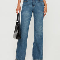 Maudie Boot Leg Jeans Mid Wash