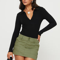 Jameson Mini Skirt Green