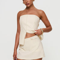 Full Disclosure Skort Cream