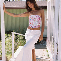 Flowerfields Maxi Skirt Ivory