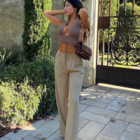 Archer Pants Taupe Eco Tall