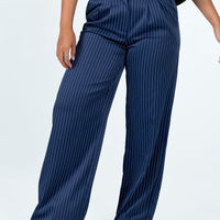 Archer Pants Pinstripe Navy