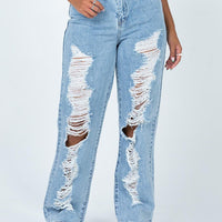 Nugal Ripped Denim Jeans