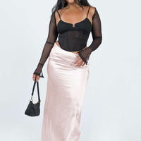 Promenade Maxi Skirt Pink