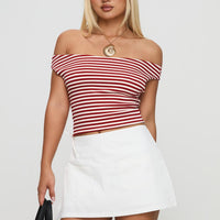 Gigi Wrap Skort White