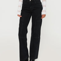 Adims Jeans Washed Black