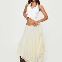Gratitude Midi Skirt Cream
