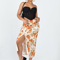 Amoura Midi Skirt Multi