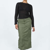 Motel Widya Skirt Dark Olive
