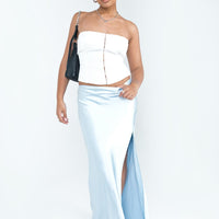 Don't Belong Maxi Skirt Blue