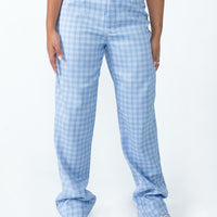 Titius Pants Blue Check