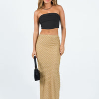 Sewell Maxi Skirt Beige