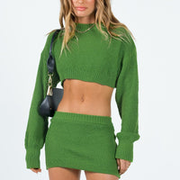 Akalia Knit Set Khaki