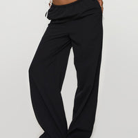 Sweet As Sugar Bow Pants Black / White