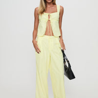 Such A Charmer Tie Up Set Yellow