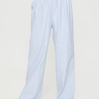 Beach House Pants Blue Stripe