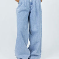 Bakali Wide Leg Jeans Light Wash